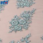 Wholesale sequin and beaded lace dress fabric