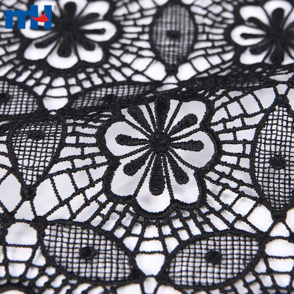 Ko'ylak uchun qora dantel