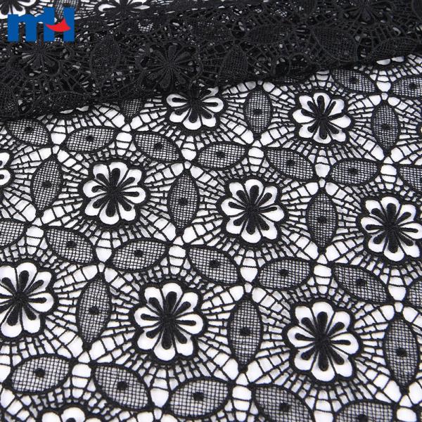 Schwarze Spitze für Kleid