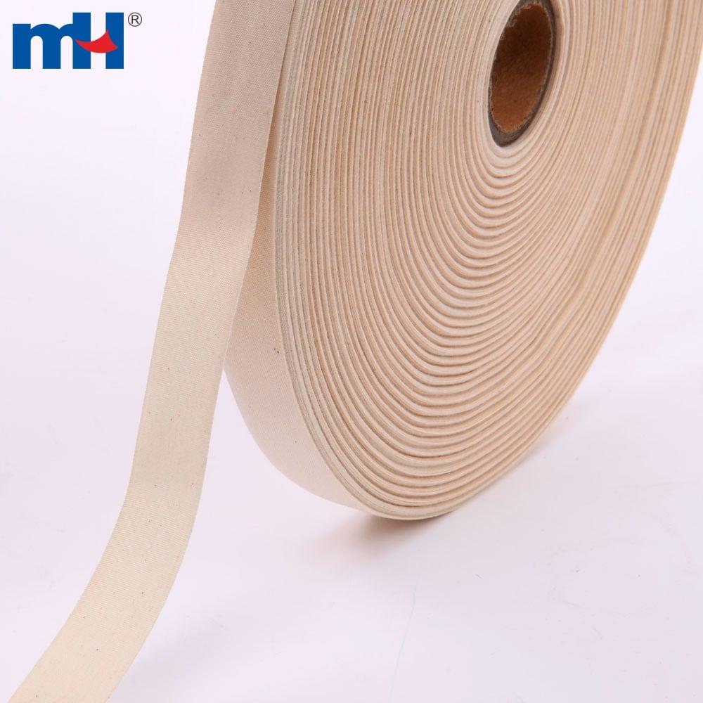 Cotton label tape for clothing