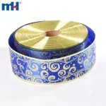 Blue Christmas decorative ribbon