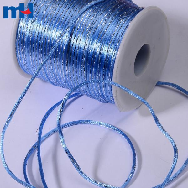Satin rope, silver rope, rope for jewelry making