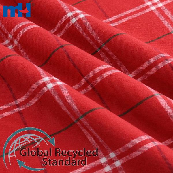 21S*21S 160gsm GRS Camisa Kumaş