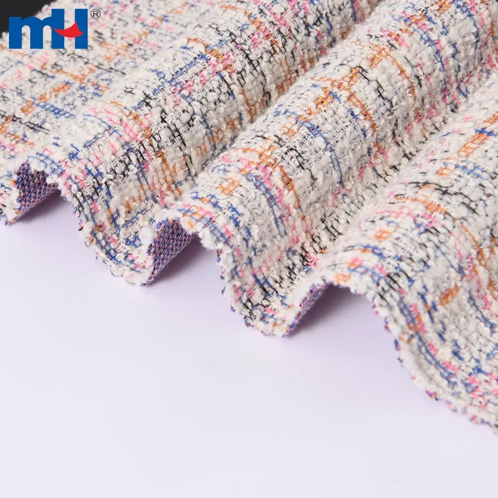 Tweed and boucle fabric