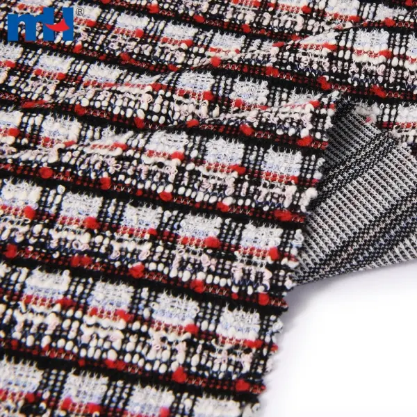 Tweed and boucle fabric