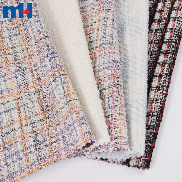 Tweed and boucle fabric