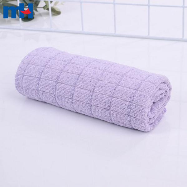 Tiger Yarn Check gewebtes Mikrofaserhandtuch im Großhandel, Größe 45 x 65 cm | 240g/qm