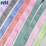Wire edge patterned ribbon