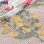 Suda çözünür kimyasal dantel kumaş