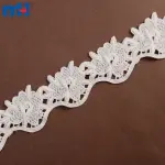 Polyester kimyoviy dantelli trim