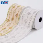 Yaltiroq Rojdestvo lentasi, simli atlas lenta