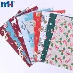 Dokunmamış keçe kumaştan yapılmış Noel temalı baskılar