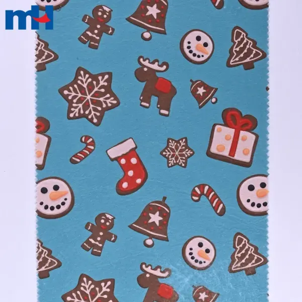 Dokunmamış keçe kumaştan yapılmış Noel temalı baskılar