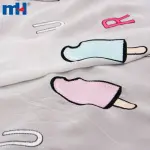 Вишита шифонова тканина
