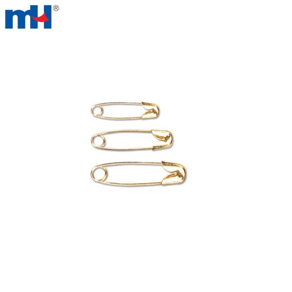 Brass safety pins