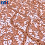 Guipure lace fabric
