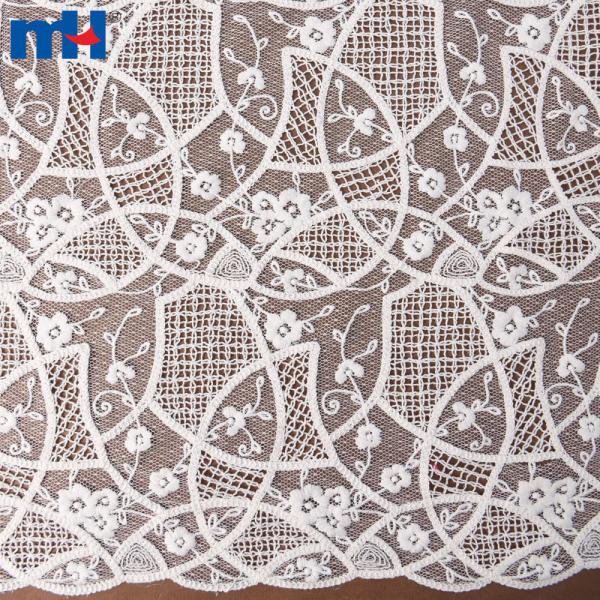 Tığ işi örgü dantel kumaş