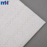 Tessuto di pizzo ricamato 100% cotone