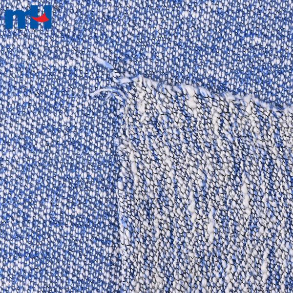 Tessuto tweed di cotone e poliestere tinto in filo