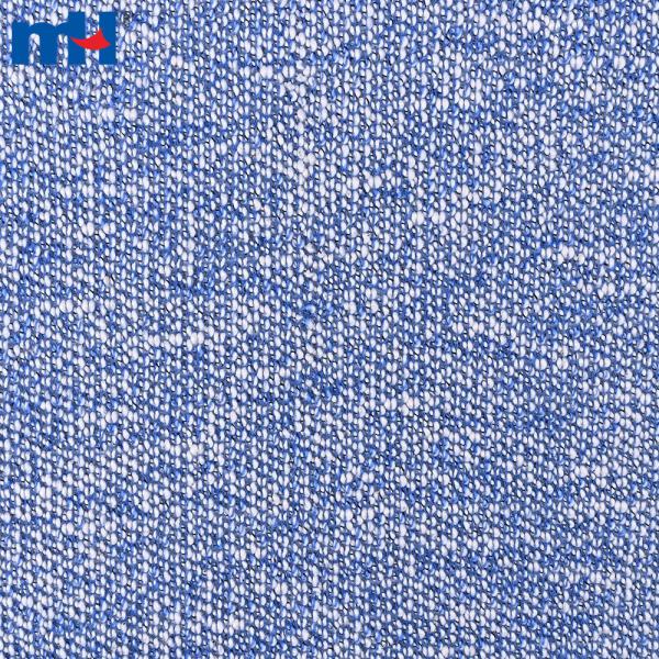 Tessuto tweed di cotone e poliestere tinto in filo