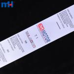 Etiquetas de nailon impresas personalizadas