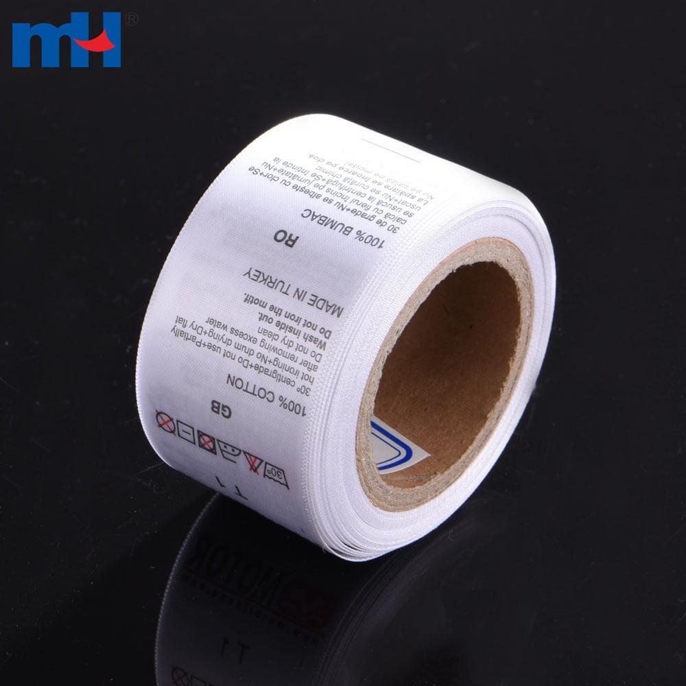 Etiquetas de nailon impresas personalizadas