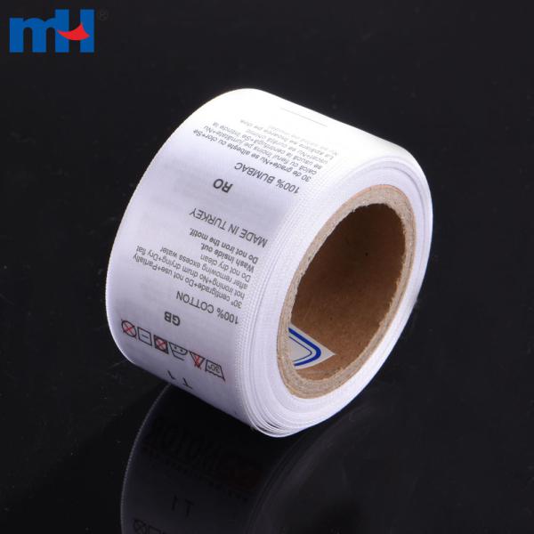 Etiquetas de nailon impresas personalizadas
