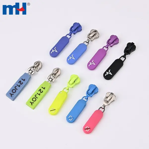 #5 Auto locking plastic zipper