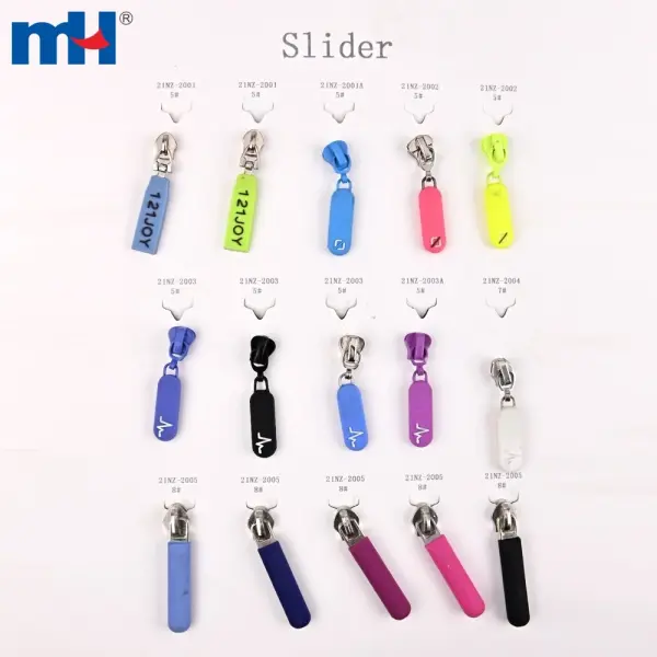 #5 Auto locking plastic zipper
