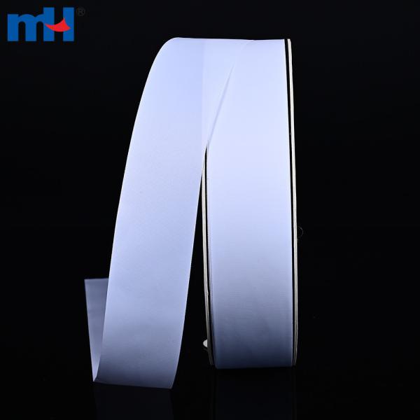 Matte pongee polyester blank label tapes