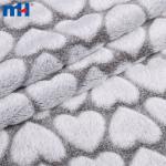 Doppelseitiger Flanell-Fleece im Herzschnitt – weich und elegant