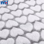 Doppelseitiger Flanell-Fleece im Herzschnitt – weich und elegant