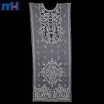 Long lace embroidery