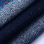 Tessuto denim realizzato in cotone, poliestere, viscosa ed elastan