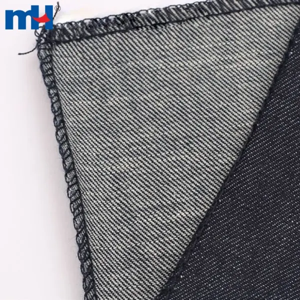 62" x 63" wide cotton, polyester and spandex denim