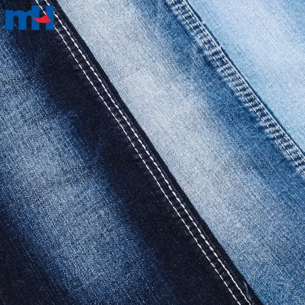 62" x 63" wide cotton, polyester and spandex denim