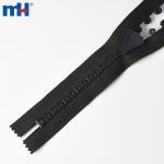 Separate decorative zippers for sewing