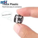 Two-hole plastic cord lock with end toggle switch