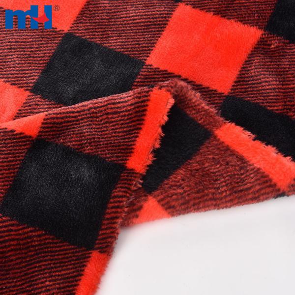 Toptan özel kabartmalı baskılı flanel kumaş