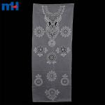 Long lace embroidery