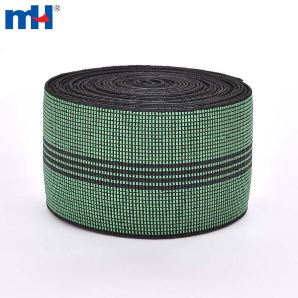 Elastic sofa upholstery belt