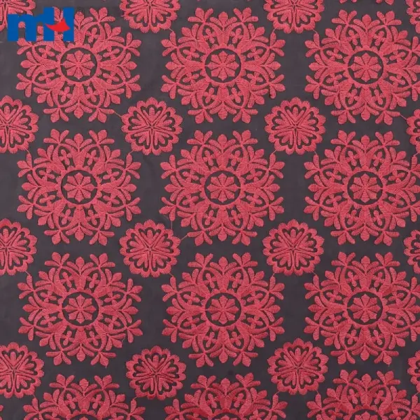 Tela de encaje de organza de alta calidad.