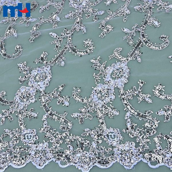 Sequin lace mesh