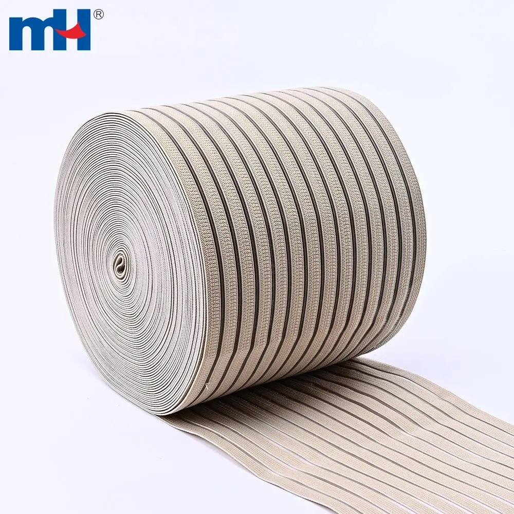 158mm Fish Silk Knitted Elastic Ribbon - 81gsm