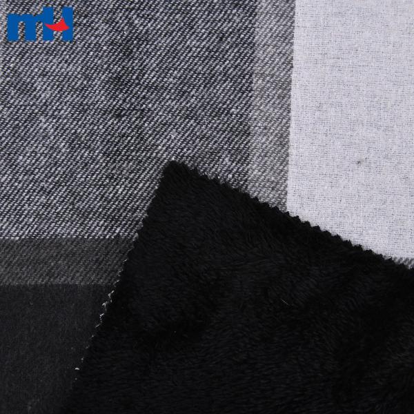 12S*12S 190 g/m² karierter Stoff aus recycelter Baumwolle für Hemden