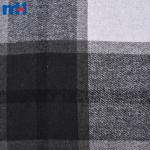 12S*12S 190 g/m² karierter Stoff aus recycelter Baumwolle für Hemden