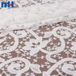 Embroidered mesh fabric