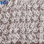 Embroidered mesh fabric