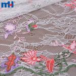 Spitzenstoff mit floraler Mesh-Stickerei