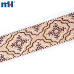 Cinta bordada jacquard
